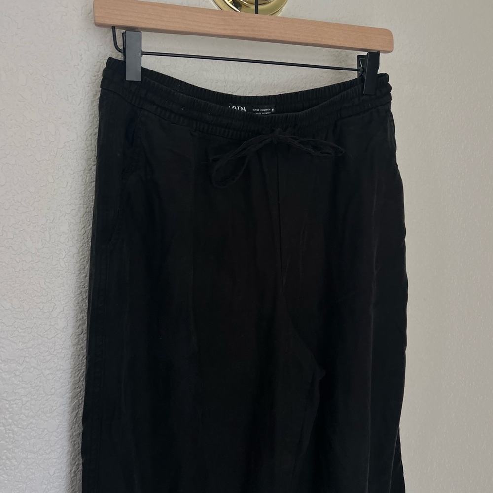 Zara Straight Leg Drawstring Pants